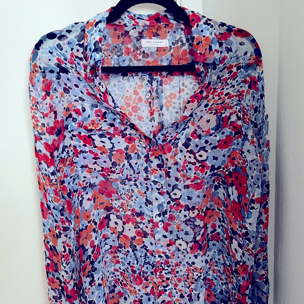Equipment Silk Blouse